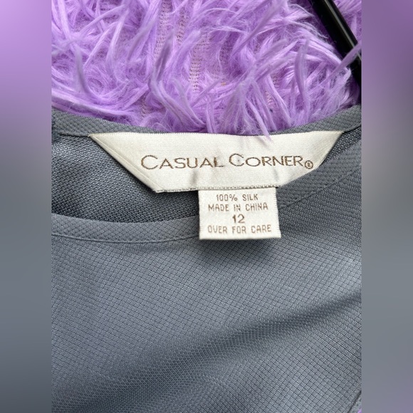 Casual Corner Silk Single Breasted Blazer & Sleeveless Maxi Dress - Picture 15 of 15